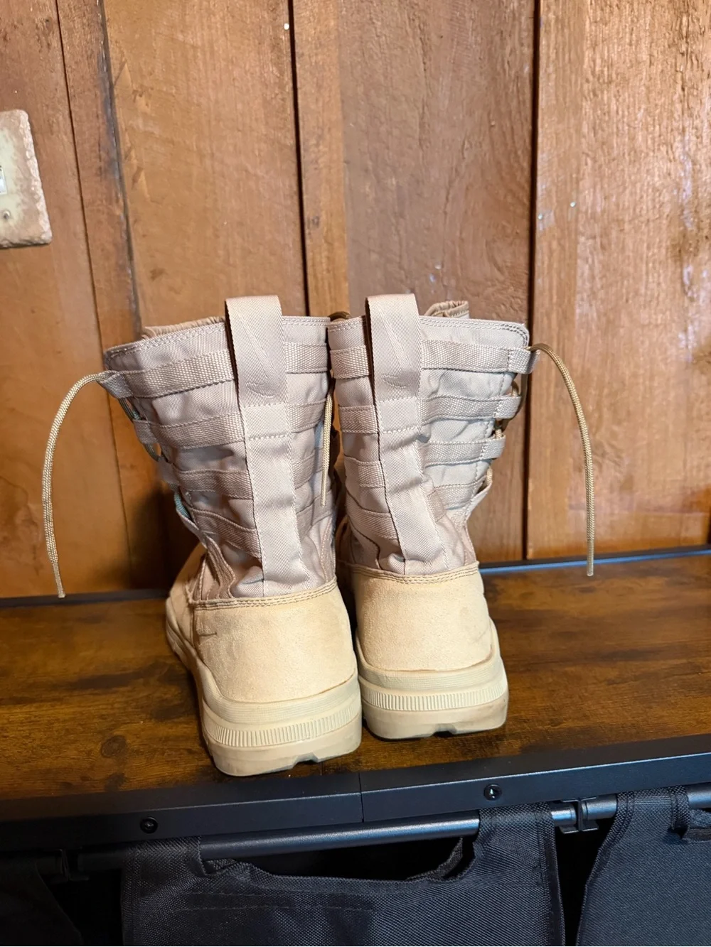 Nike Tactical Lace-Up Boots in Tan
